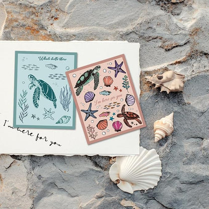 11.7 x 8.3 inch Sea Turtle Clear Stamps - Image 6
