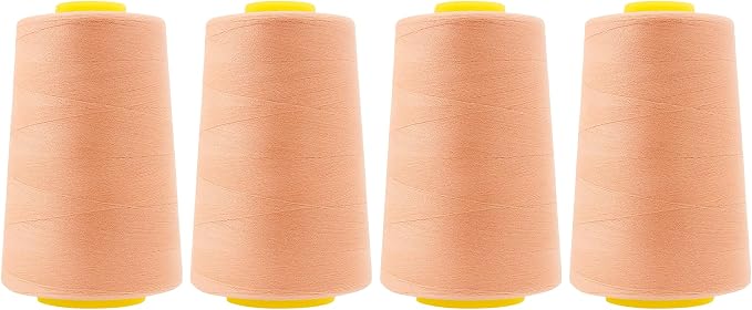 Mandala Crafts 4 Pack of Serger Threads Cones Spools by MandalaCrafts