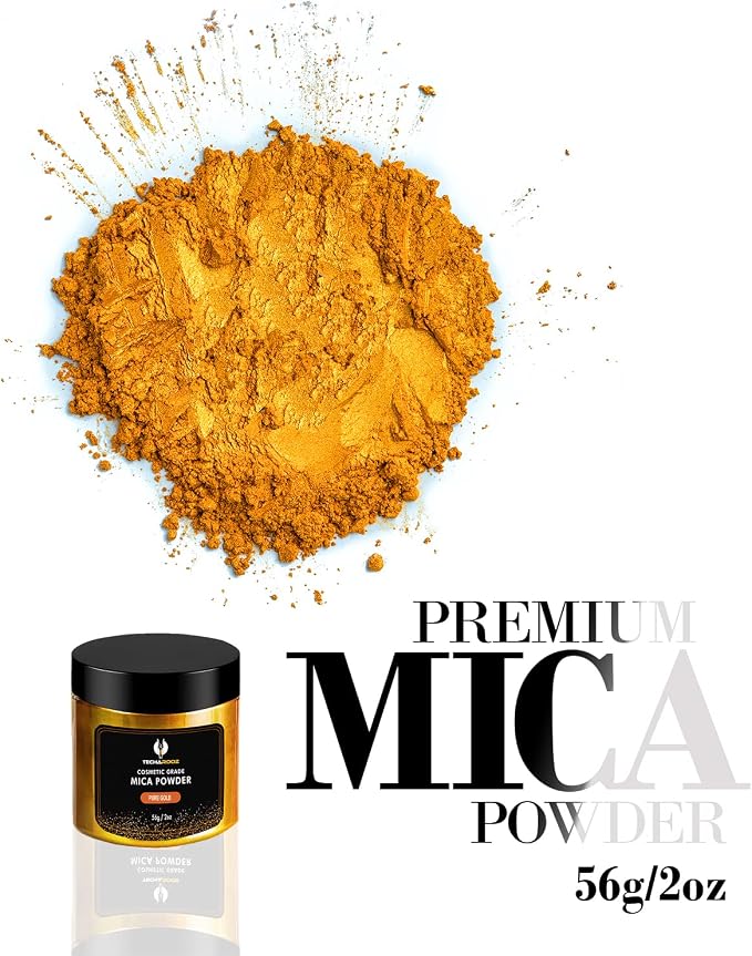 Pure Gold MICA Powder for EPOXY Resin 56G / 2OZ. JAR - Image 2