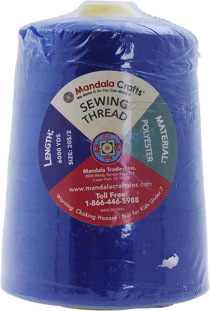 Mandala Crafts 4 Pack of Serger Threads Cones Spools - Image 3