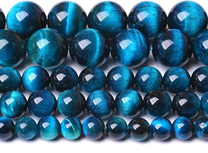 4MM 180pcs Natural Royal Blue Tiger Eye Stone Energy Healing Beads Round Loose by Unknown