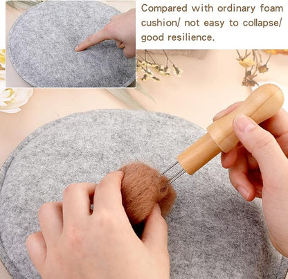 WONVOC Needle Felting Pad, 9.44 x 9.44 x 1.38 Inch - Image 6