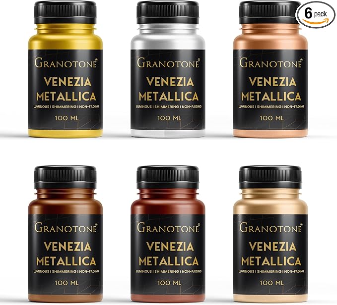 GRANOTONE Metallic Acrylic Paint Set by GRANOTONE