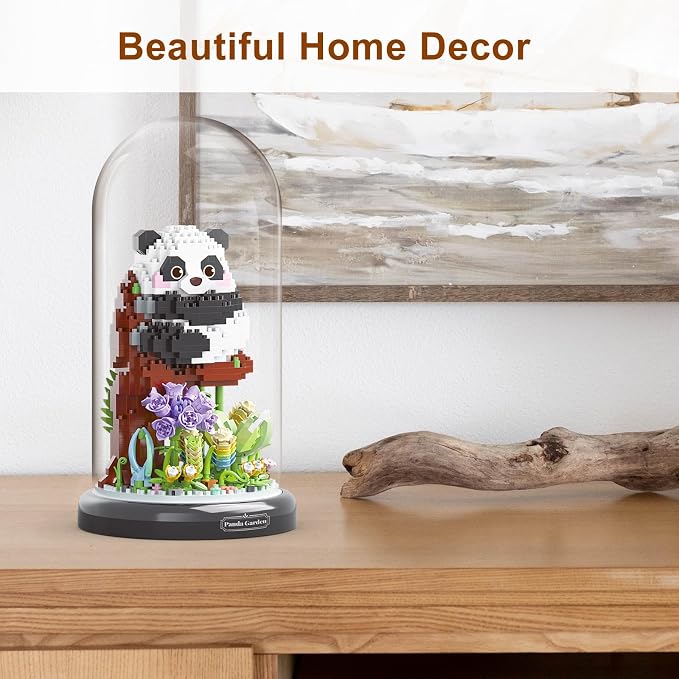 Panda Flower Building Set for Adult Party Favors for Kids Animal Building - Image 2