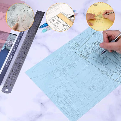 Shynek Colored Vellum Paper, 50 Sheets, 10 Colors, 8.5 x 11, Transparent - Image 6