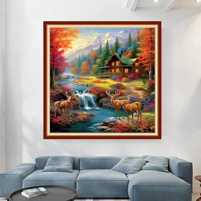 Magxvouy Cross Stitch Kits Stamped Full Range of Embroidery Kits, Cross Stitch - Image 2