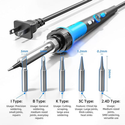 Soldering Iron Kit, 60W gun - Image 4
