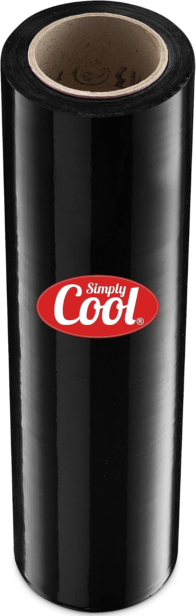 Simply Cool Black Stretch Wrap Industrial Strength Extra Thick 17.5" 1100 SqFt by SimplyCool