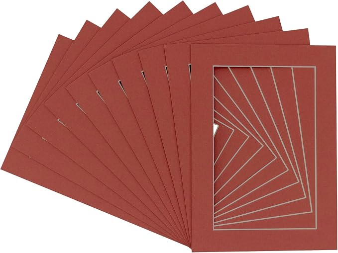 Pack of Ten 8x10 Mats Bevel Cut - Image 2