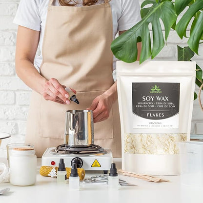 Soy Wax Flakes, Waxcanpy Natural Candle Wax, Organic Soy Wax - Image 6