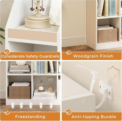 9-Cube Wooden Storage Bookcase - Image 3