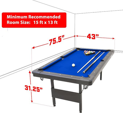 GoSports 6, or 8 ft Billiards Tables - Image 4