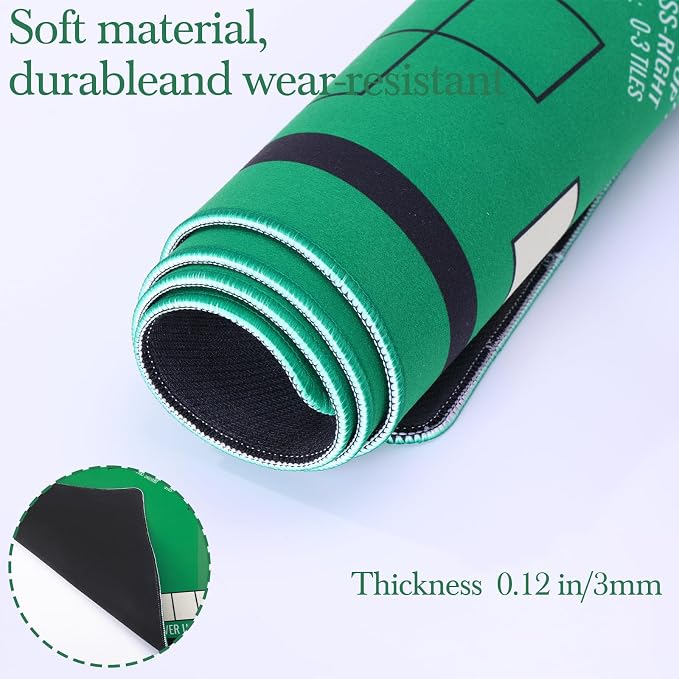 Mahjong Mat for Table 31.5''x31.5'', Mahjong Cloth Cover - Image 2