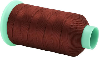 Mandala Crafts Size 92 280D T90 Bonded Nylon Thread Copper Brown Heavy Duty - Image 2