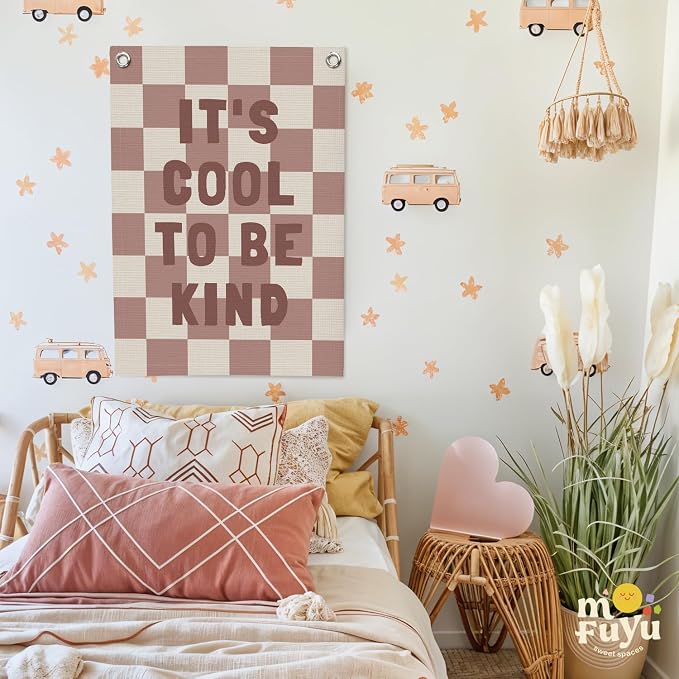 Kids Room Decor, It's Cool to Be Kind Banner - Image 7