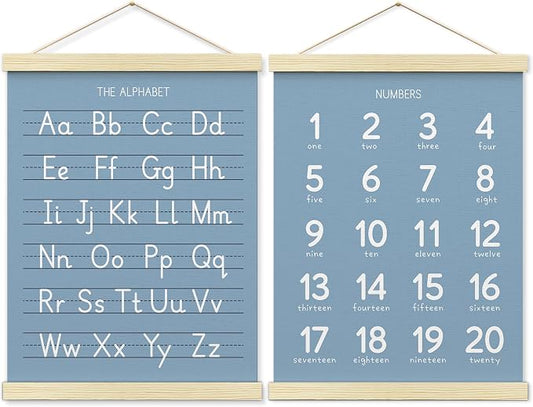 BONETAT Numbers alphabet poster by BONETAT