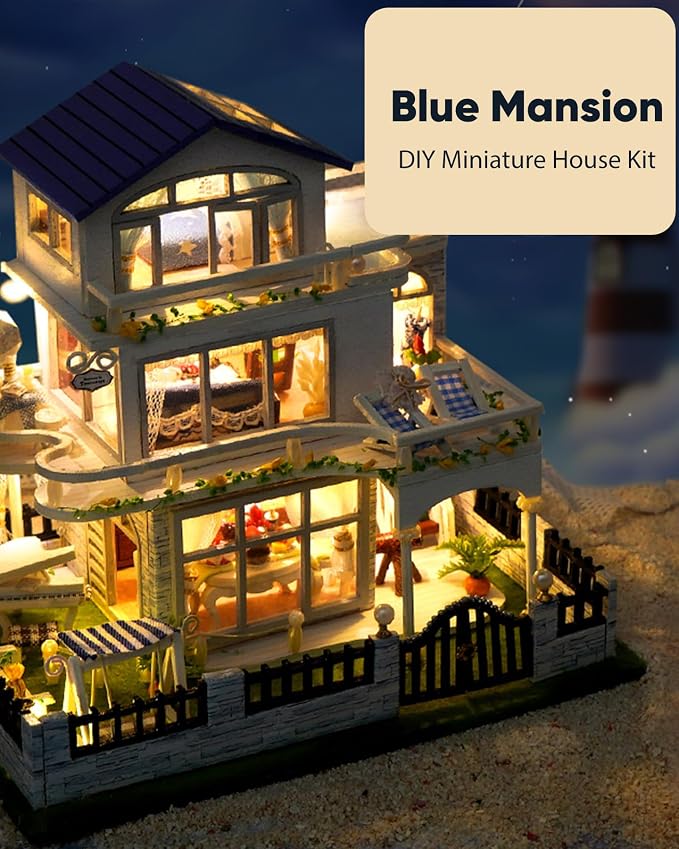 DIY Miniature House Kit, Mini House Kit - Image 7