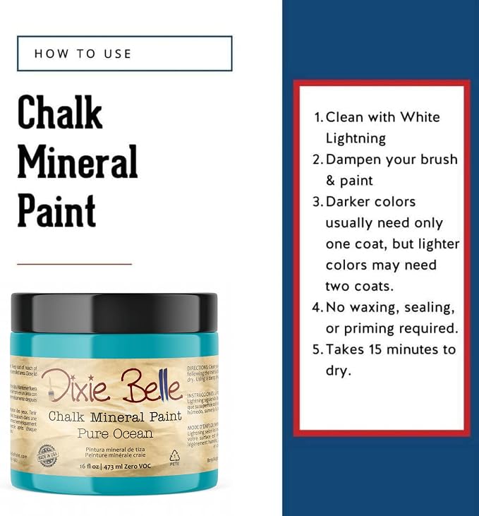 Dixie Belle Paint Company Chalk Finish Furniture Paint - Image 3