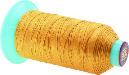 Mandala Crafts Bonded Nylon Thread Gold Heavy Duty Sewing Threads - Image 2