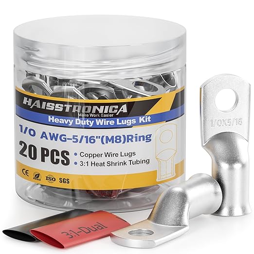 Haisstronica 10pcs 1/0 AWG by HAISSTRONICA