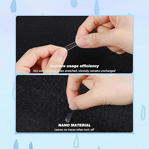 500 Pcs Clear Gel Glue Dots, Double Sided Removable Adhesive Dots, Sticky Tack - Image 5