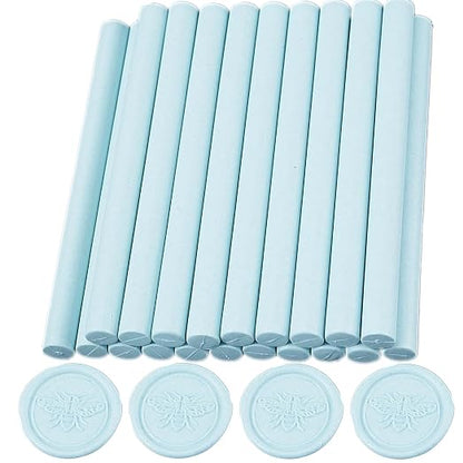 Wax Seal Sticks Tiffany Blue, ONWINPOR 20pcs Glue Gun Wax Sealing Sticks Suit - Image 7
