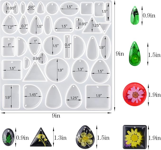 Resin Jewelry Molds for Casting - Image 2