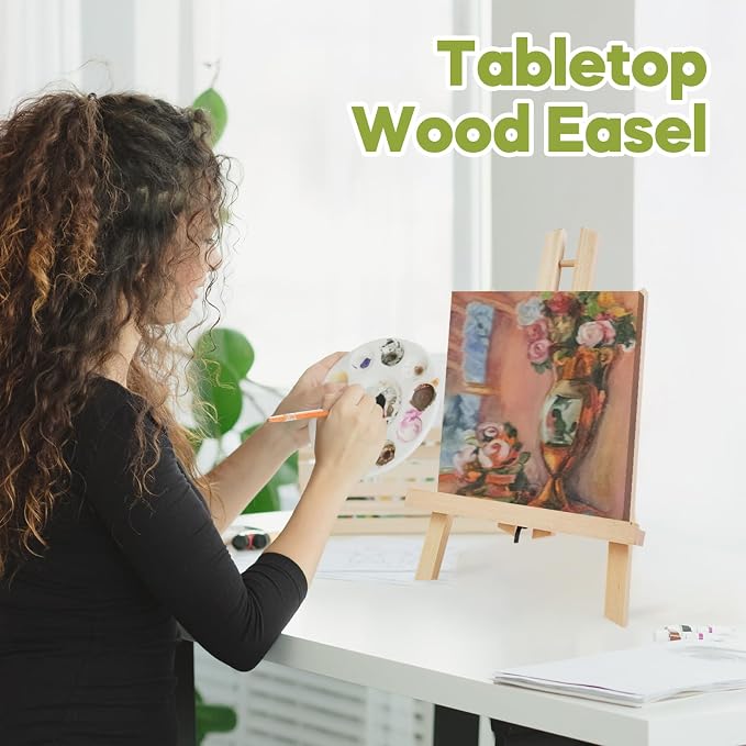 CONDA Tabletop Easel, Portable A-Frame Tripod Tabletop Easel Set - Image 8