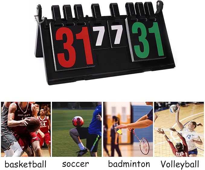 Portable Digital Scoreboard, Ping Pong Score Keeper Scoreboard - Image 7