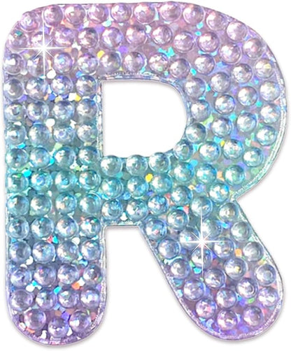 StickerBeans® Rhinestone Alphabet Letter Sticker R by StickerBeans
