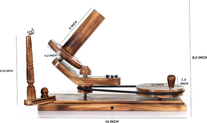 Handcrafted Wooden Yarn Ball Winder and Tabletop Swift - Image 9