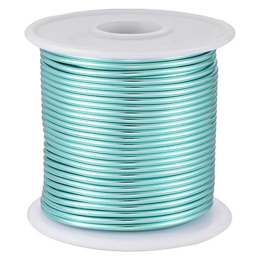 12 Gauge Ice Blue Aluminum Craft Wire by OZXCHIXU