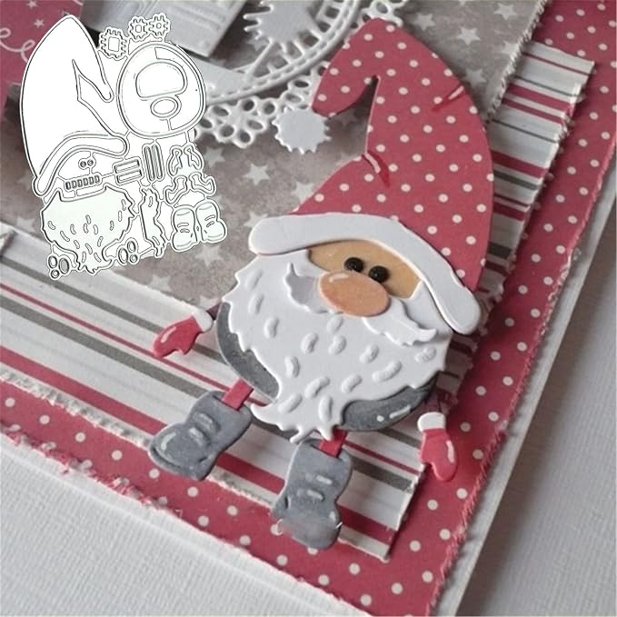 Metal Cutting Dies DIY Merry Christams Embossing Stencil Template Scrapbooking - Image 5
