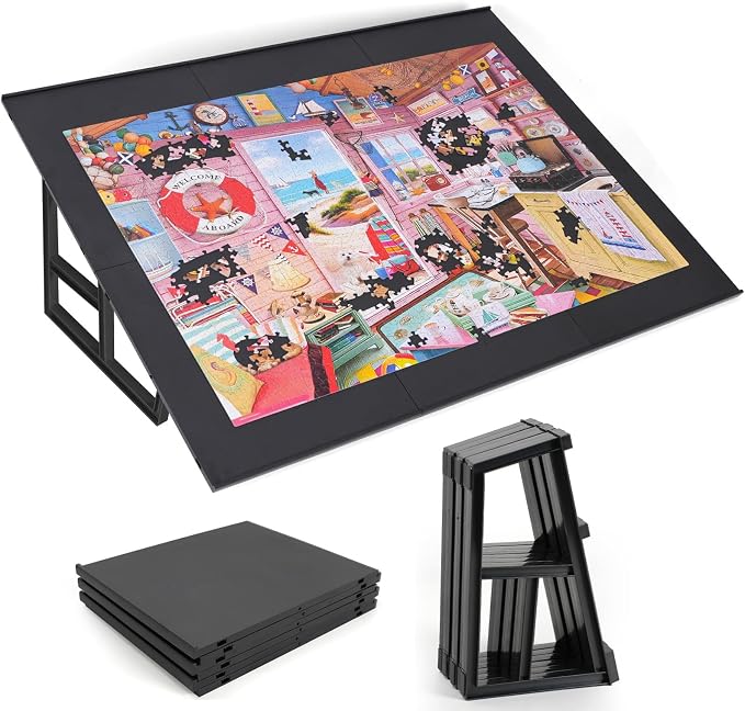 WELGEE 1000-Piecce Tilting Puzzle Board by WELGEE