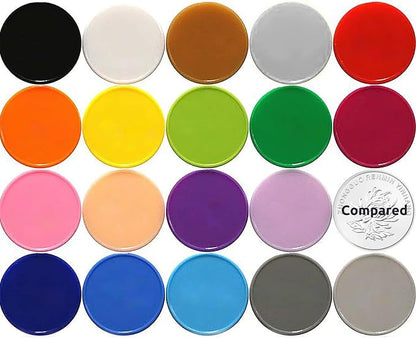 Set of 100 1 Inch Opaque Plastic Learning Counters Mini Poker Chips Game Tokens - Image 8