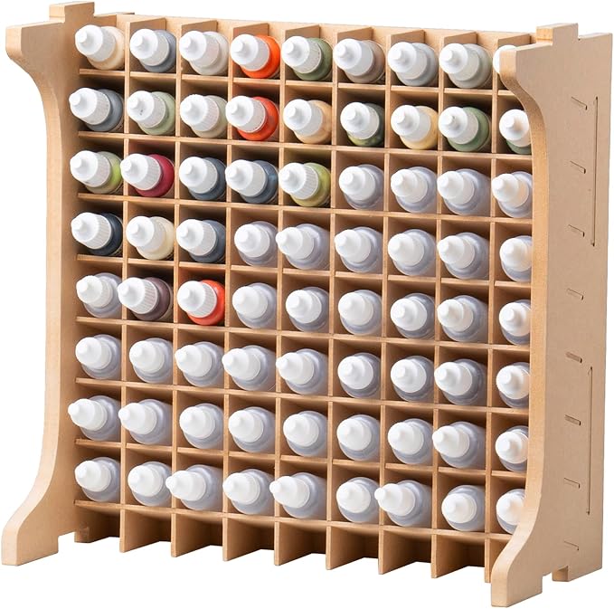 Large Capacity Plastic Model Tool Storage Paint Rack by Bucasso