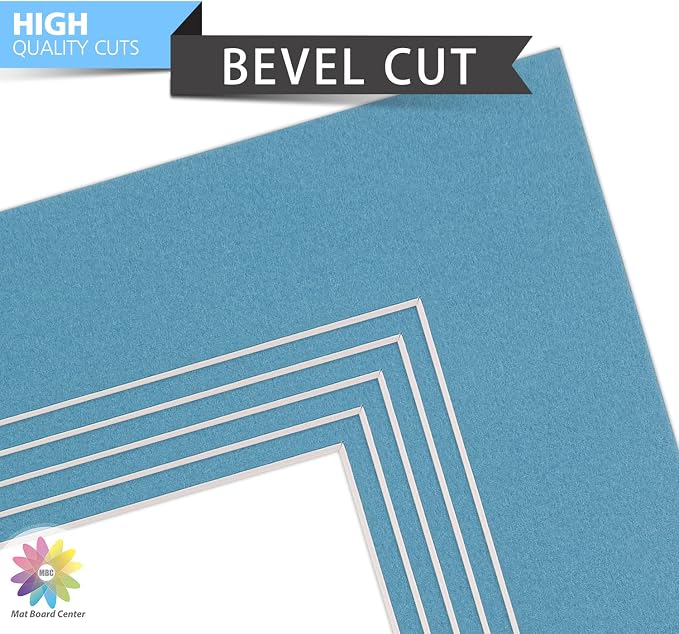 Mat Board Center, 8x10 for 5x7 Dynamic Blue Color Mats - Image 4