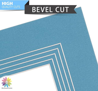 Mat Board Center, 8x10 for 5x7 Dynamic Blue Color Mats - Image 4