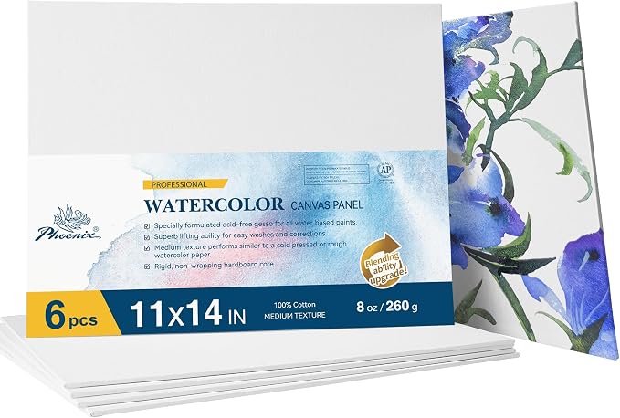 PHOENIX Watercolor Canvas Boards by PHOENIX