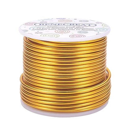 BENECREAT 10 Gauge Jewelry Craft Aluminum Wire 80 Feet Bendable Metal Sculpting by BENECREAT