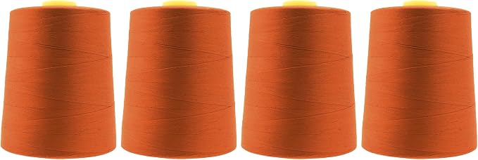 Mandala Crafts 4 Pack of Serger Threads Cones Spools by MandalaCrafts