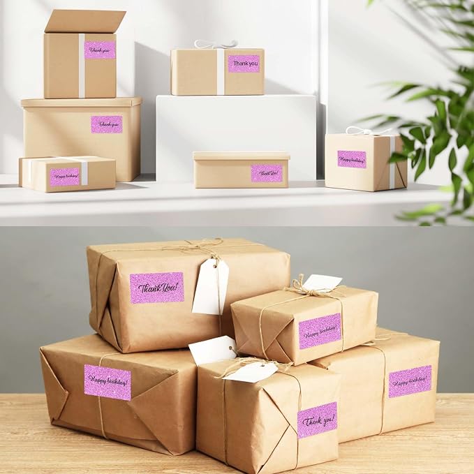 2.25"x1.25" Holographic Thermal Labels Stickers, Glitter Direct Thermal Printer - Image 6