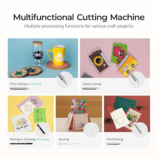LOKLiK Cutting Machine 2 by HTVRONT - 5 in 1 Vinyl Cutter Machine - Image 3