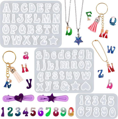 Actvty Mini Alphabet Resin Molds by Actvty