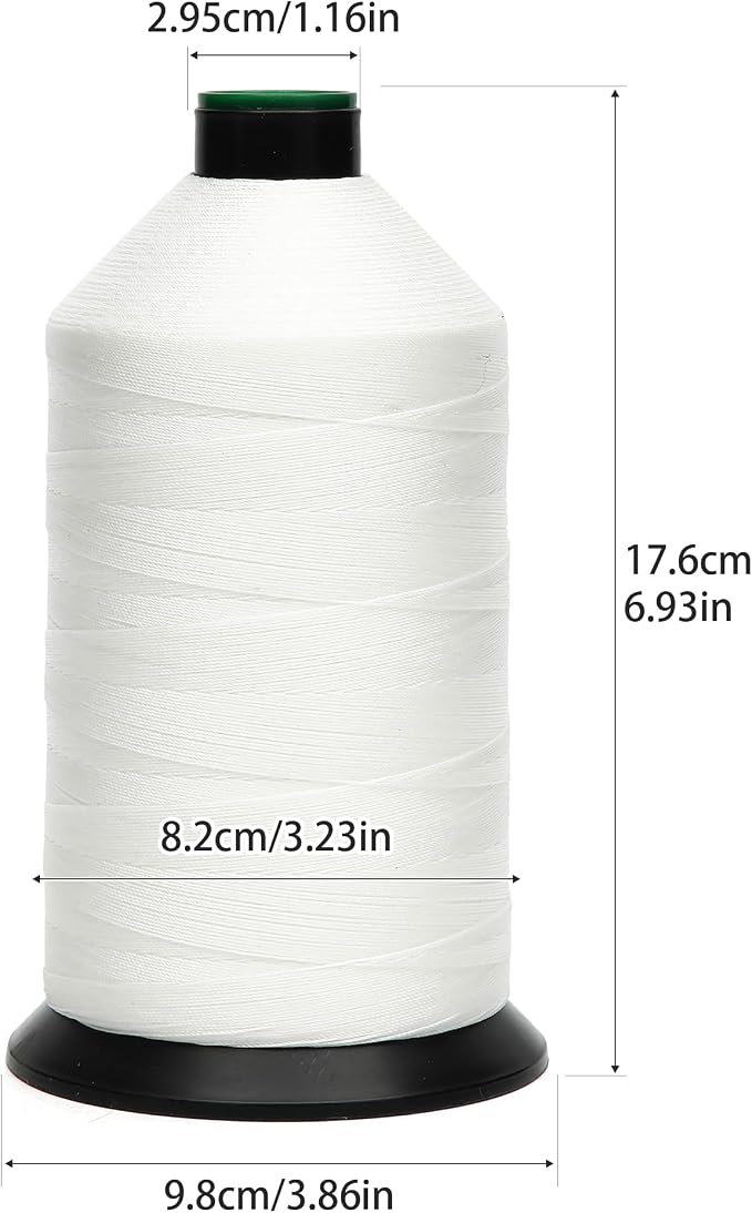 Extra Strong Bonded Nylon Thread #138 Tex135 – 16 OZ, Versatile Stitching - Image 2