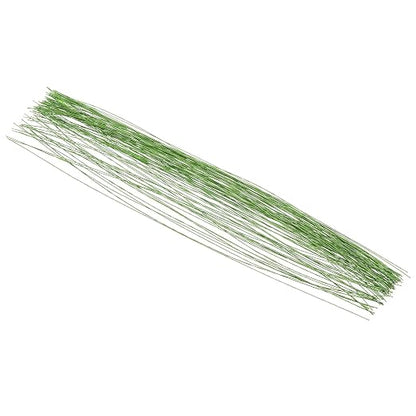PATIKIL 30 Gauge 16" Floral Stem Wire, Light Green by PATIKIL