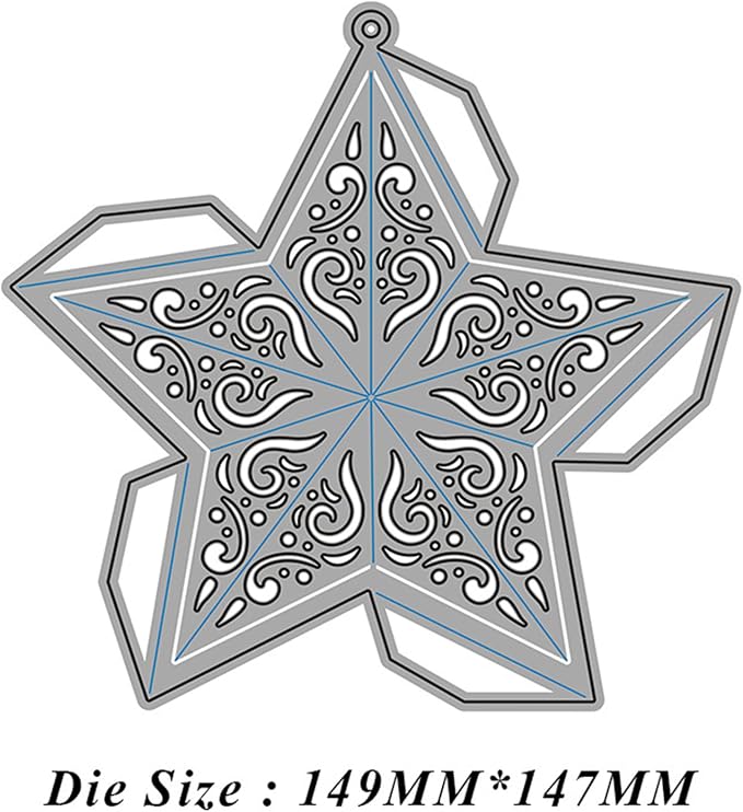 Metal Cutting Dies DIY Merry Christams Embossing Stencil Template Scrapbooking - Image 6