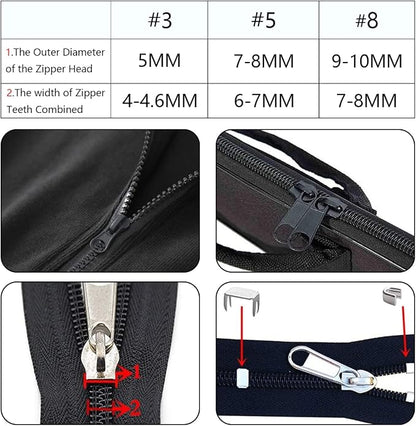 252Pcs Zipper Repair Kit, Zipper Replacement Zipper Pulls, Zipper Fix - Image 5