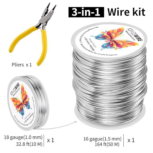 16 Gauge Aluminum Wire 164 Feet KSVZS Bendable Metal Wire - Image 5