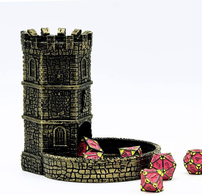 D&D Dice Tower, Castle Dice Rolling Tower by KSNDie